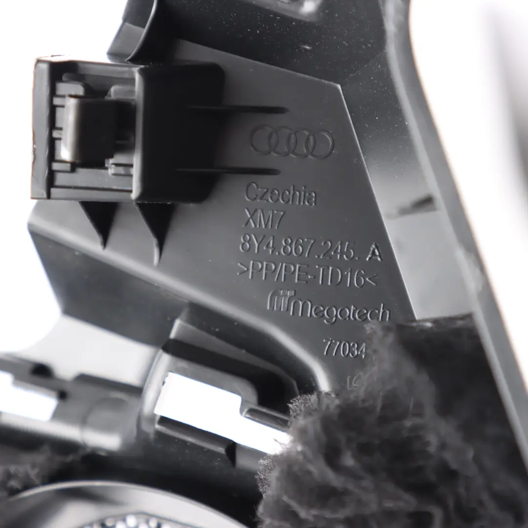 8Y C Pillar Column Interior Trim Panel Left N/S to Audi A3 S3 RS3 with Part number 8Y4867245A Audi A3 S3 RS3 8Y C Pillar Column Interior Trim Panel Left N/S - SKU 8Y4867245A - Part number 8Y4867245A