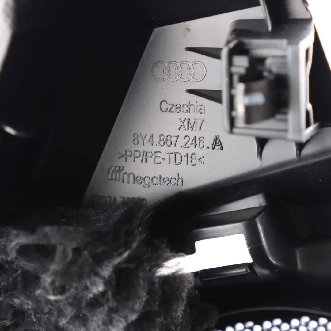 8Y C Pillar Column Interior Trim Panel Right O/S to Audi A3 S3 RS3 with Part number 8Y4867246A Audi A3 S3 RS3 8Y C Pillar Column Interior Trim Panel Right O/S - SKU 8Y4867246A - Part number 8Y4867246A