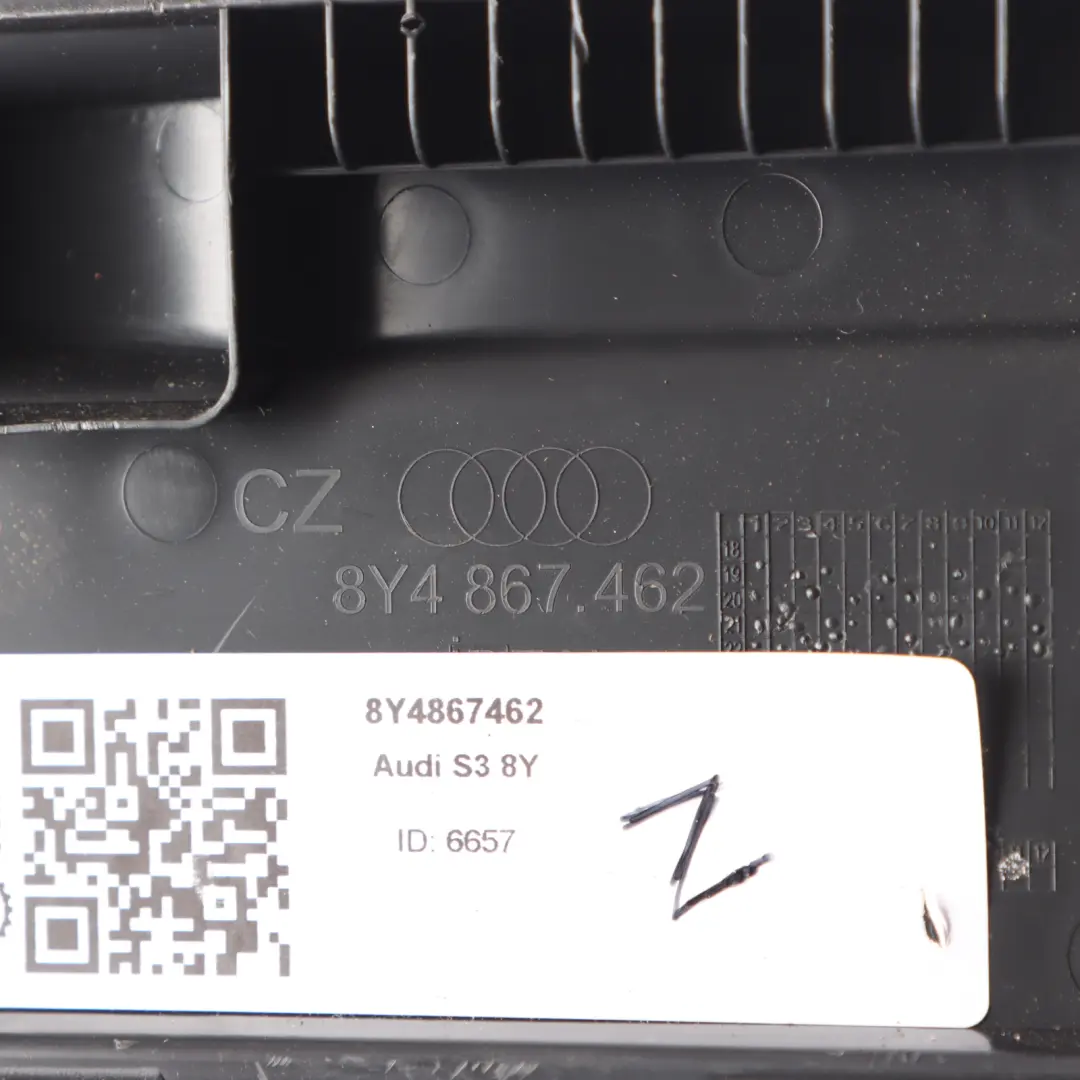 Audi A3 S3 8Y Tylna Klapa Bagażnika Osłona Wewnętrzna Prawy Tył - SKU 8Y4867462 - Numer Części 8Y4867462