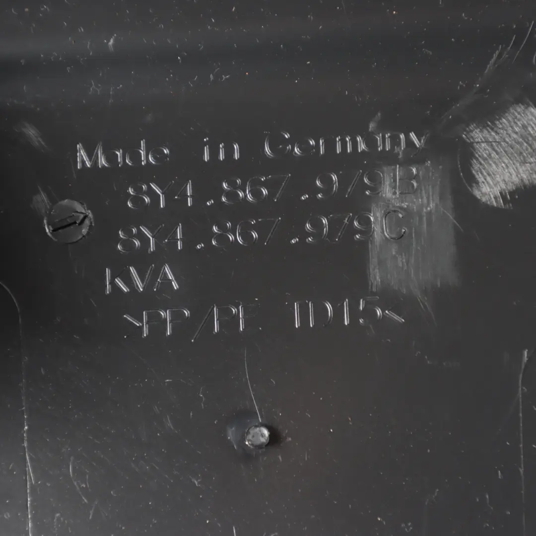 8Y Boot Trunk Tailgate Lid Cover Trim Panel Rear to Audi S3 with Part number 8Y4867979B Audi S3 8Y Boot Trunk Tailgate Lid Cover Trim Panel Rear - SKU 8Y4867979B - Part number 8Y4867979B