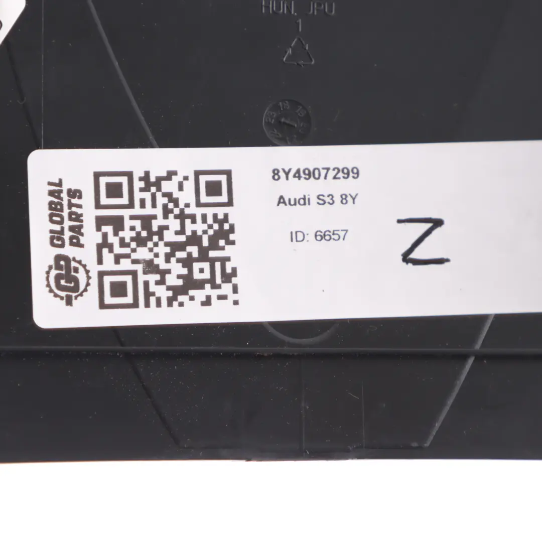 Audi S3 8Y Interior Rear View Mirror Cover Trim Black - SKU 8Y4907299 - Part number 8Y4907299