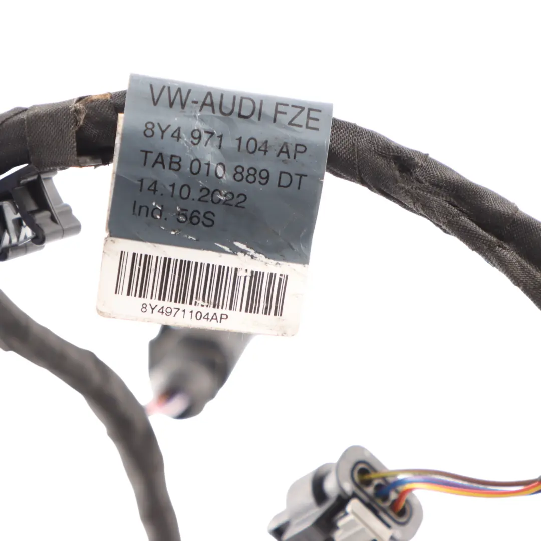 8Y Rear Bumper PDC Parking Sensor Wiring Harness Loom to Audi S3 with Part number 8Y4971104AP Audi S3 8Y Rear Bumper PDC Parking Sensor Wiring Harness Loom - SKU 8Y4971104AP - Part number 8Y4971104AP