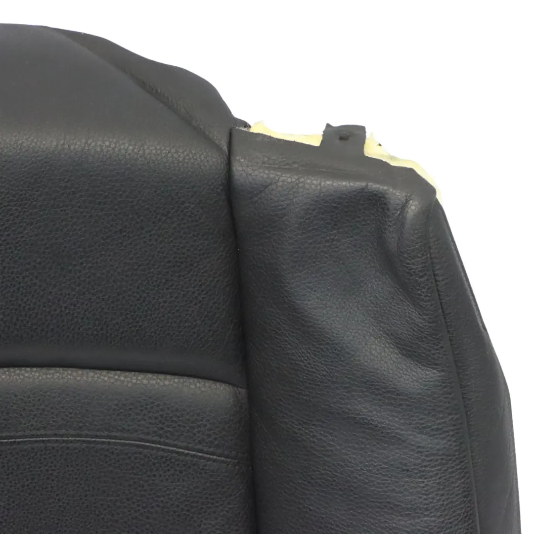 BMW E93 Seat Backrest Cover Front Left N/S Interior Black Leather - SKU 9117695 - Part number 9117695
