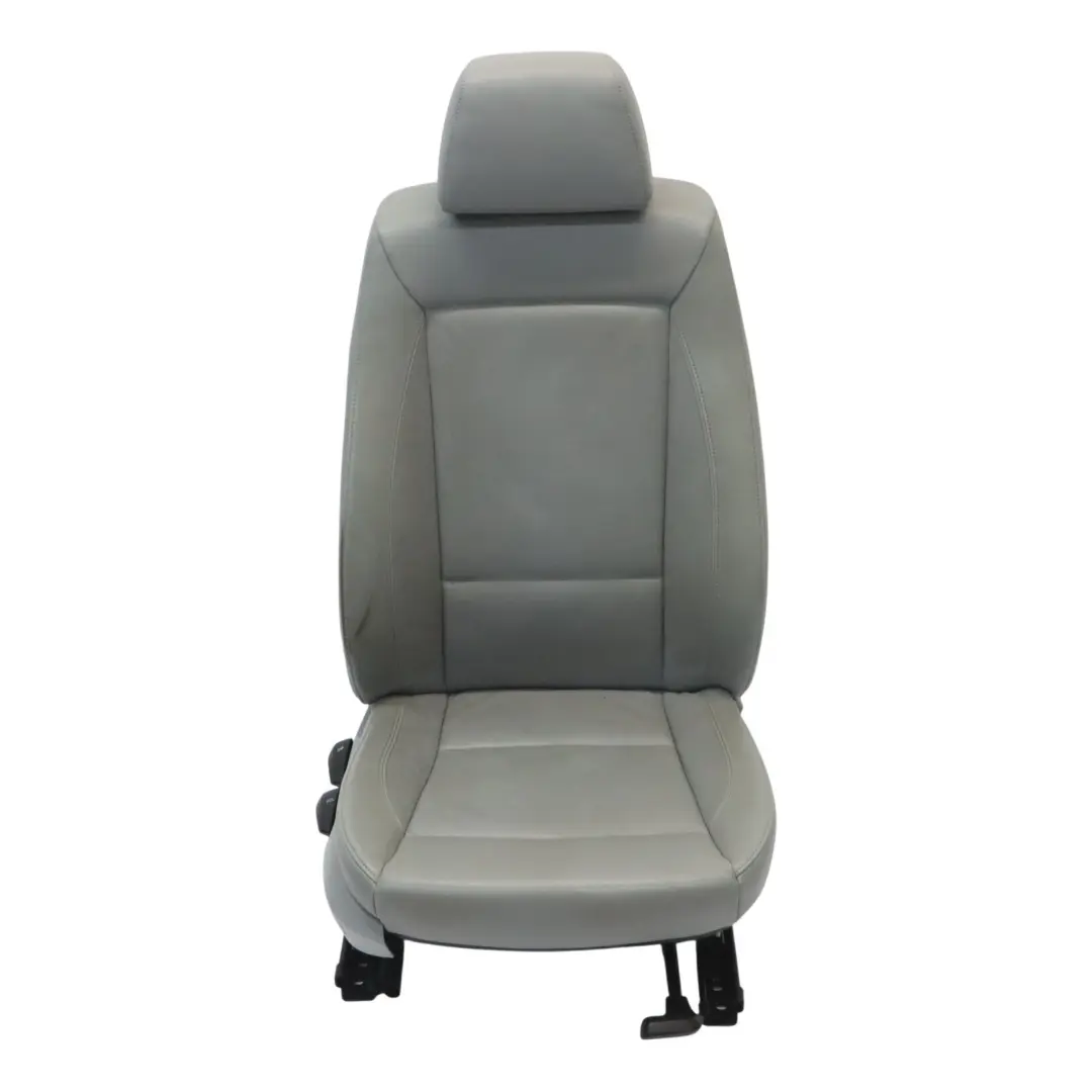 BMW E87 LCI Asiento Delantero Derecho Interior Cuero Boston Gris Alaskagrey - SKU 9127338-1 - Número de pieza 9127338