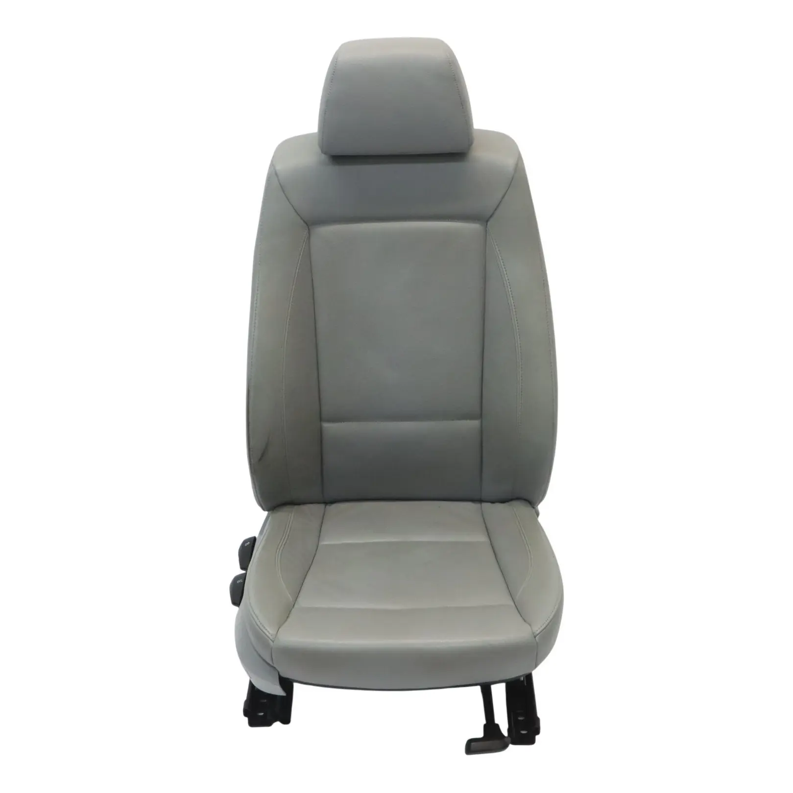 BMW E87 LCI Sedile Anteriore Destro Interno Pelle Boston Grigio Alaskagrey