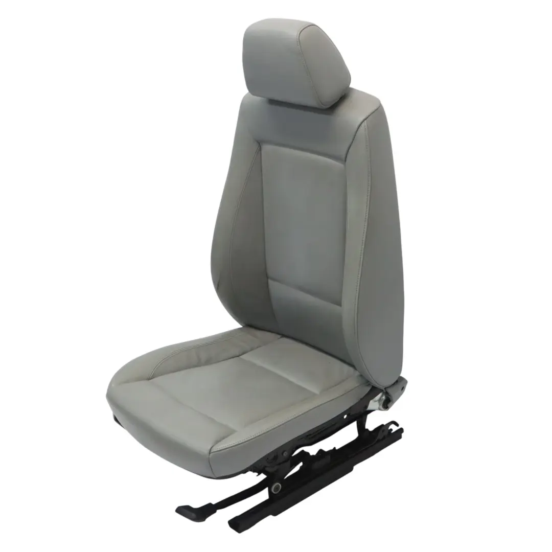 BMW E87 LCI Asiento Delantero Derecho Interior Cuero Boston Gris Alaskagrey - SKU 9127338-1 - Número de pieza 9127338