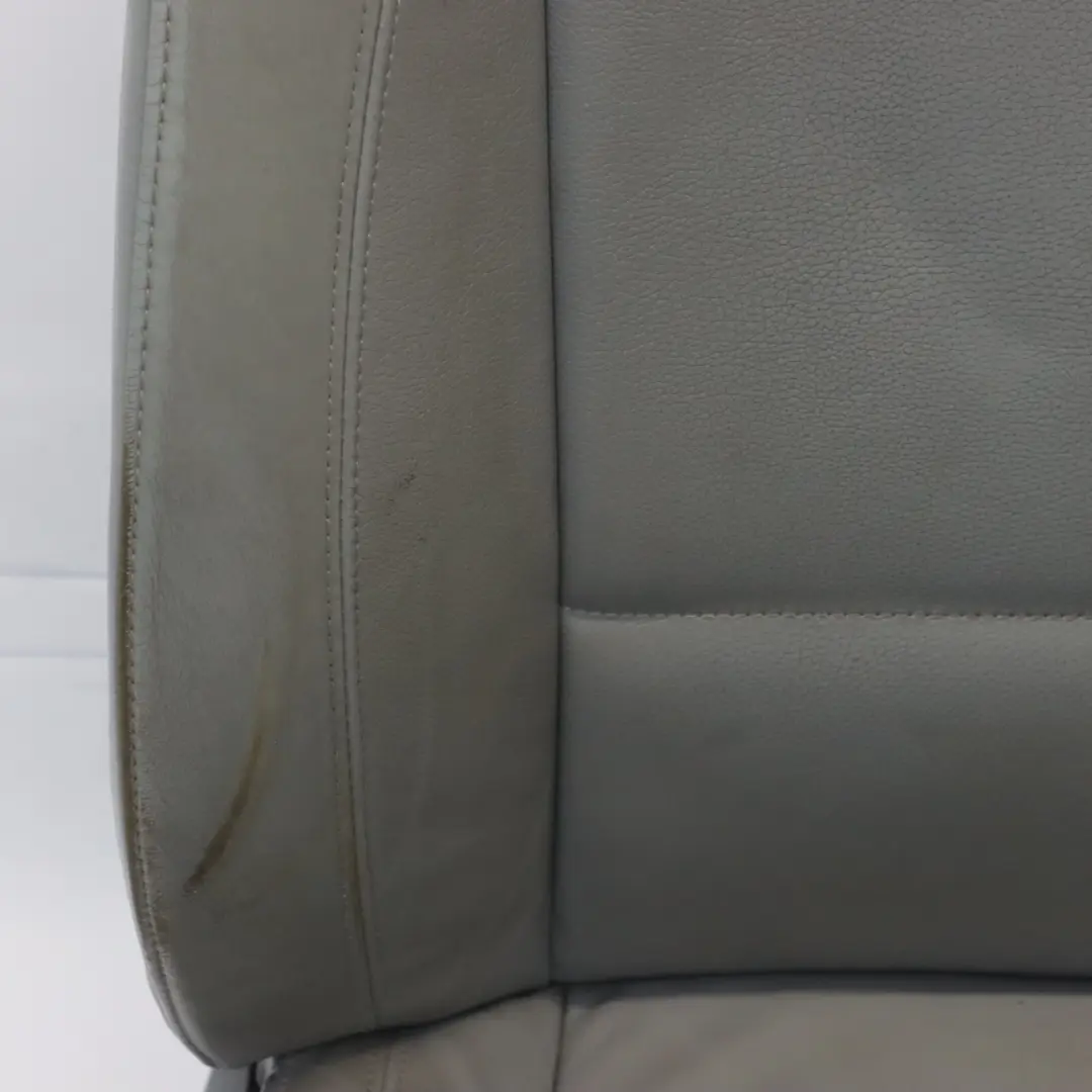 BMW E87 LCI Asiento Delantero Derecho Interior Cuero Boston Gris Alaskagrey - SKU 9127338-1 - Número de pieza 9127338