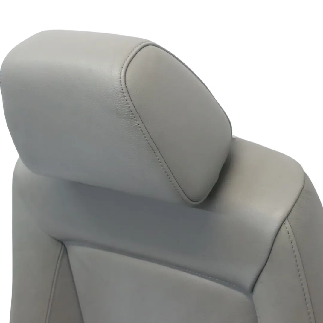 BMW E87 LCI Asiento Delantero Derecho Interior Cuero Boston Gris Alaskagrey - SKU 9127338-1 - Número de pieza 9127338