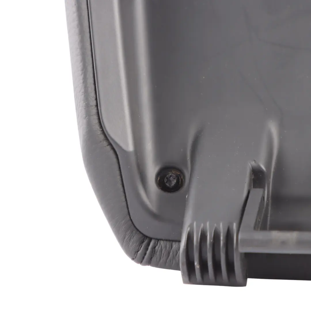  Armrest Cover BMW E63 E64 LCI Centre Console Arm Rest Black Leather - SKU 9139588 - Part number 9139588