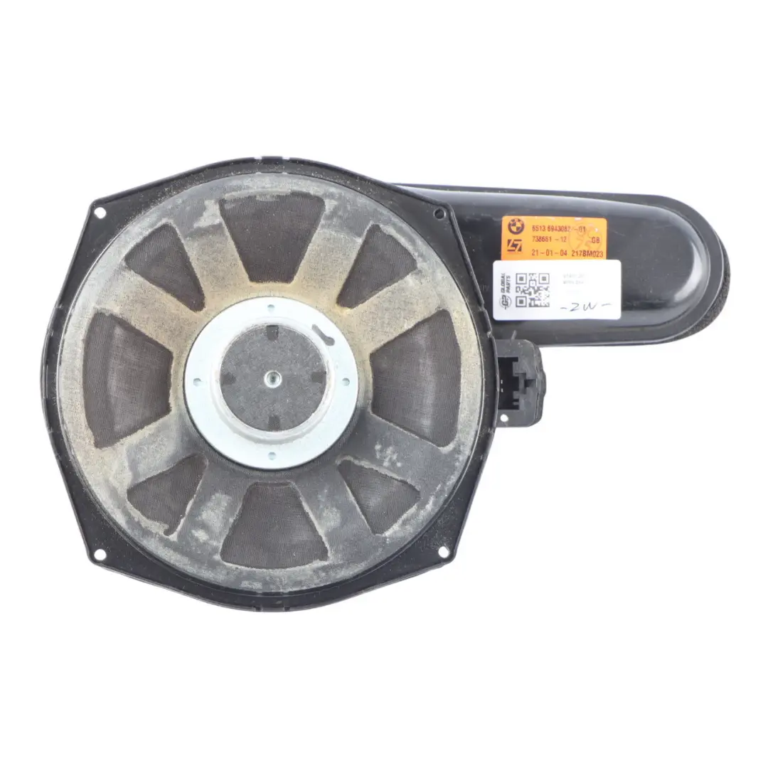BMW E64 Central Speaker Right O/S Top HIFI Subwoofer Bass Speaker Logic7 - SKU 9143128 - Part number 9143128