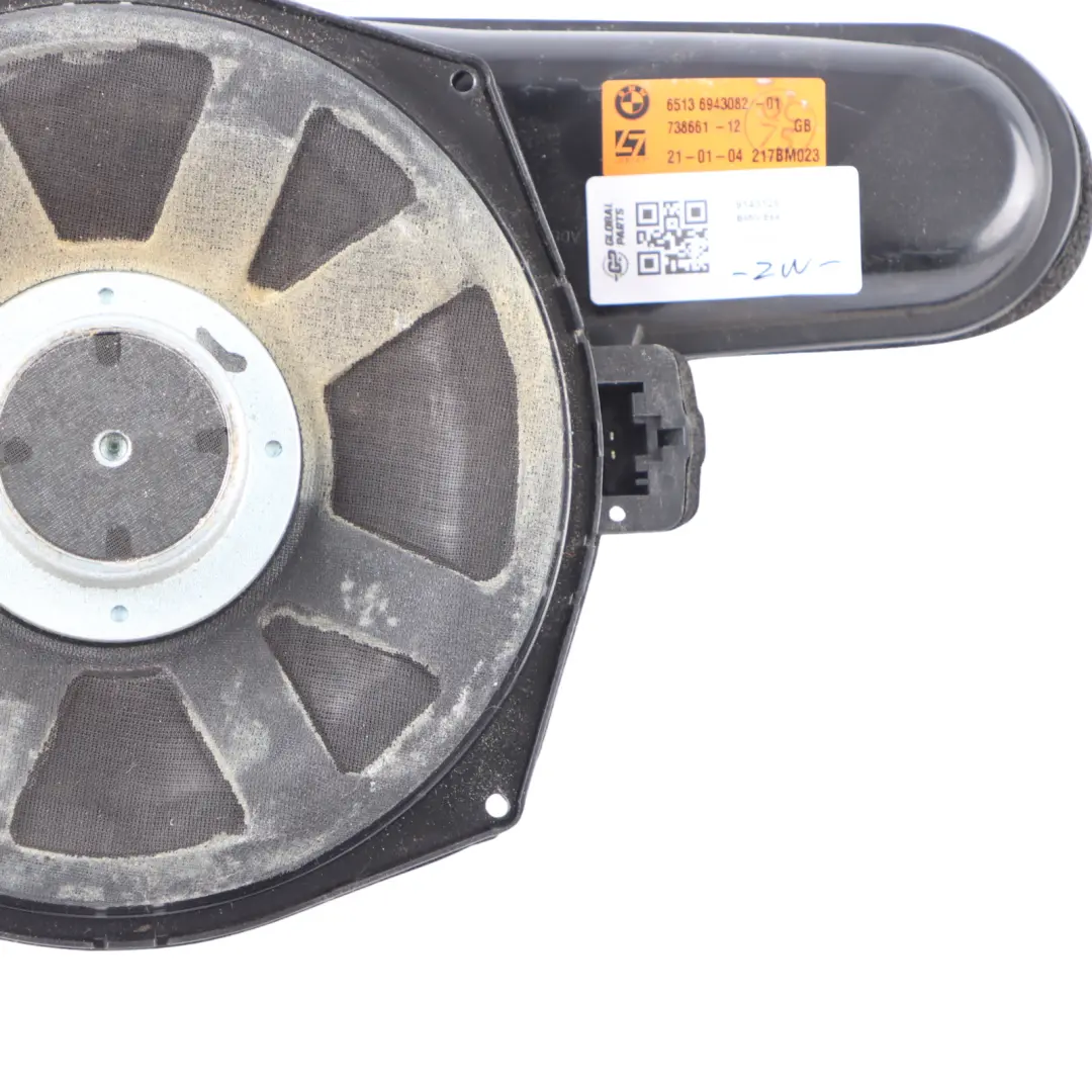 BMW E64 Głośnik Centralny Górny Subwoofer Niskotonowy Logic7 Prawy - SKU 9143128 - Numer Części 9143128