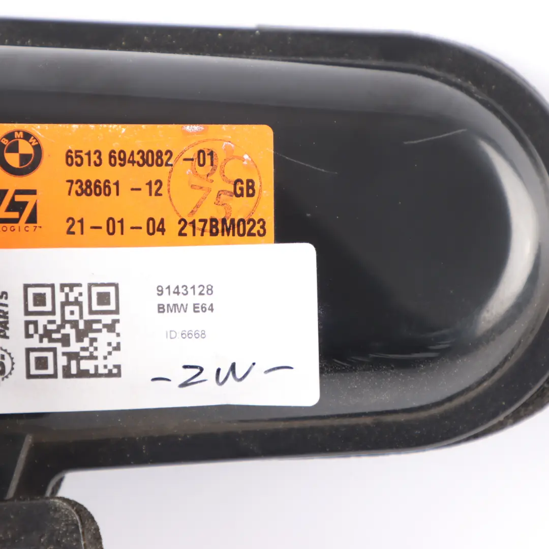 Altoparlante Centrale Altoparlante HIFI Subwoofer Logic7 Destro per BMW E64 con numero di parte 9143128 BMW E64 Altoparlante Centrale Altoparlante HIFI Subwoofer Logic7 Destro - SKU 9143128 - Numero di parte 9143128