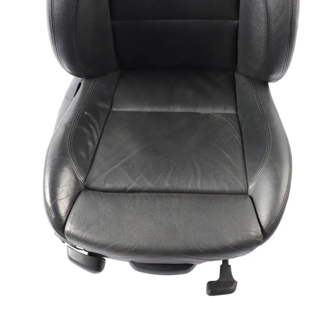 BMW E90 E91 M Sport Riscaldato Pelle Nera Dakota Anteriore Destra Interno Sedile - SKU 9156454-2 - Numero di parte 9156454