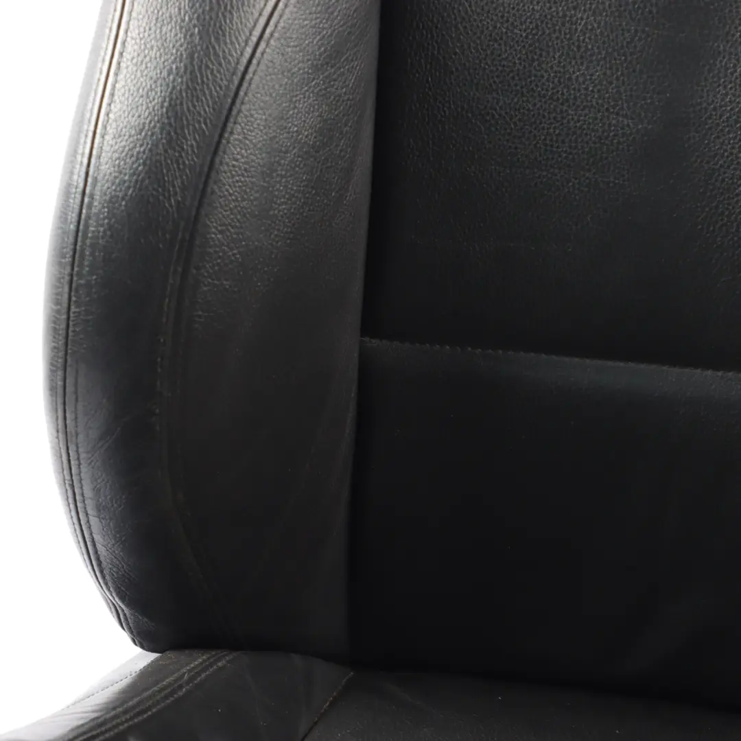 Heated Black Leather Dakota Front Right O/S Interior Seat to BMW E90 E91 M Sport with Part number 9156454 BMW E90 E91 M Sport Heated Black Leather Dakota Front Right O/S Interior Seat - SKU 9156454-2 - Part number 9156454