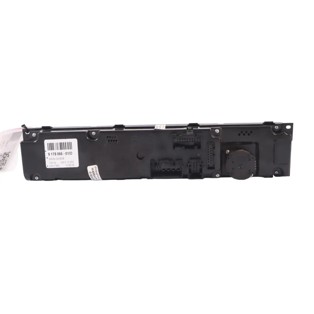  Pannello controllo dell'aria BMW X5 X6 E70 E71 Unità Condizionamento Automatico - SKU 9178066-1 - Numero di parte 9219974