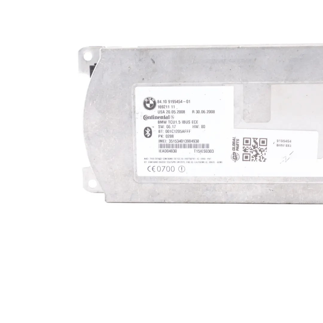 Comunication Module BMW E83 E46 EXCH Telematics Control GSM Bluetooth to with Part number 9195454 Comunication Module BMW E83 E46 EXCH Telematics Control GSM Bluetooth - SKU 9195454 - Part number 9195454