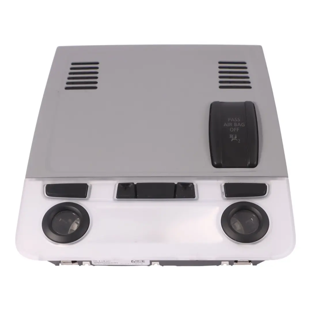 Unidad Interruptor Frontal Techo Luz Alaskagrey para BMW E87 LCI E81 E82 E87 con número de pieza 9225485 BMW E87 LCI E81 E82 E87 Unidad Interruptor Frontal Techo Luz Alaskagrey - SKU 9225485-1 - Número de pieza 9225485
