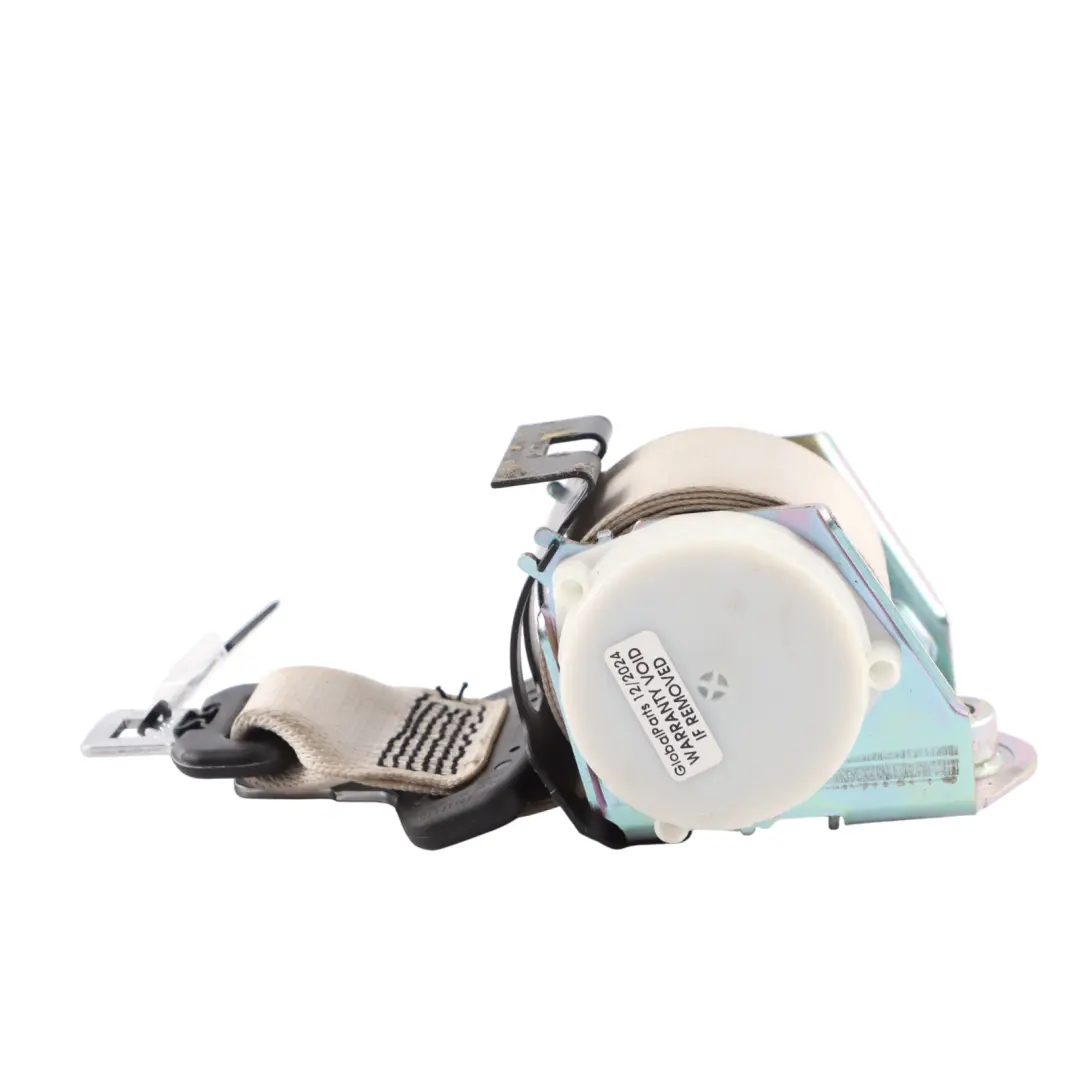 BMW F06 F10 Rear Seat Belt Center Upper Safety Belt Cream Elfenbein - SKU 9242231 - Part number 9242231