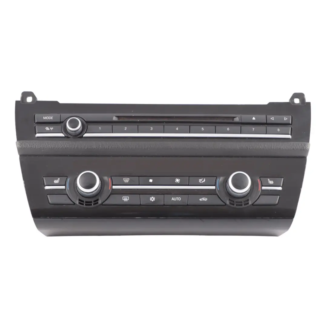 BMW F10 F11 Radio Air Conditioning A/C Control Unit Panel noir - SKU 9249708 - Numéro de pièce 9249708