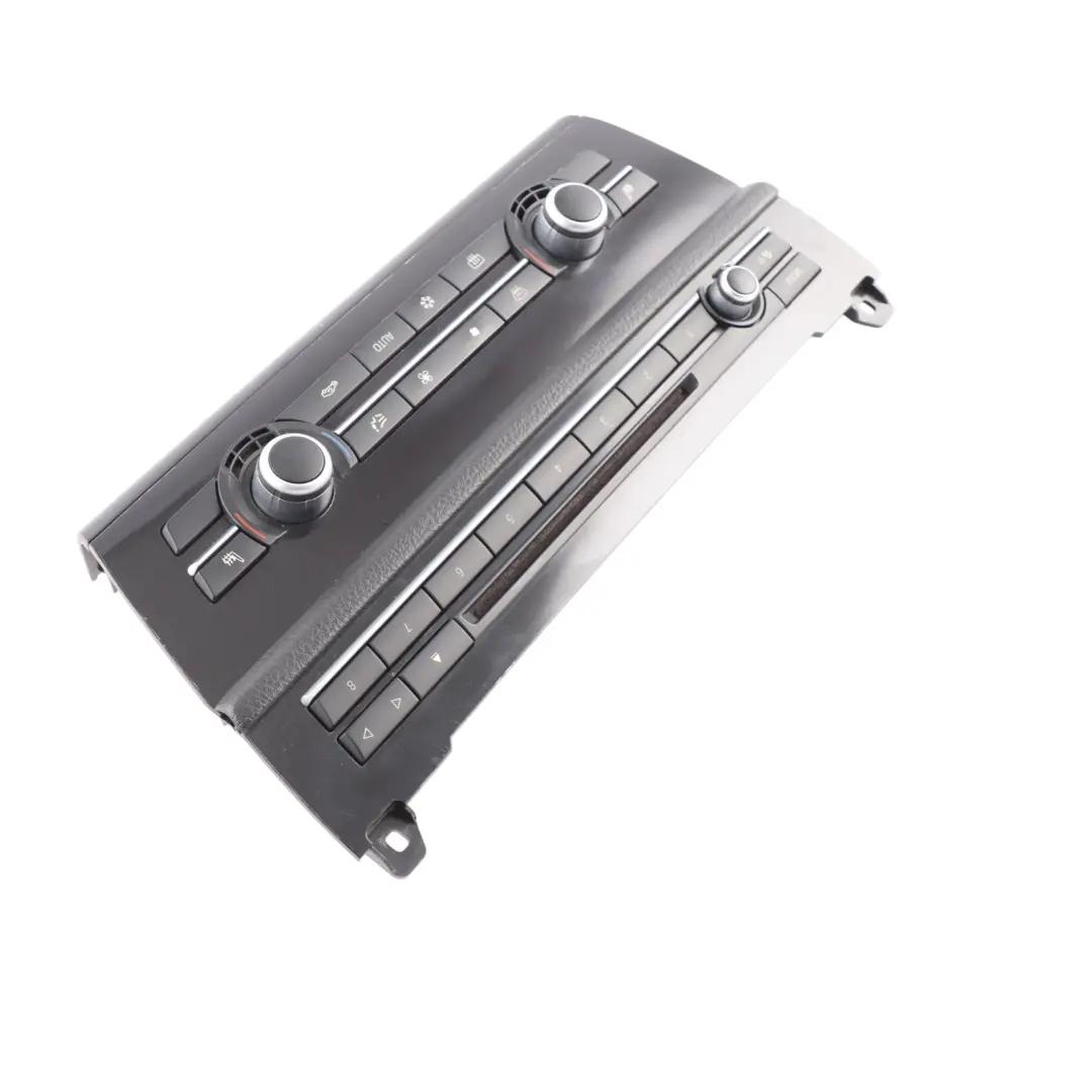 Radio Aire Acondicionado A/C Control Panel Interruptor Negro para BMW F10 F11 con número de pieza 9249708 BMW F10 F11 Radio Aire Acondicionado A/C Control Panel Interruptor Negro - SKU 9249708 - Número de pieza 9249708