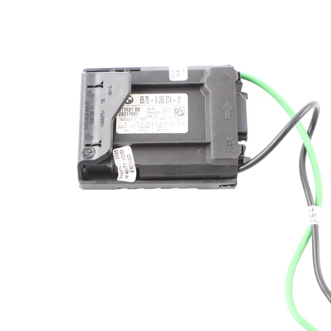 BMW X1 E84 E91 Sensore Di Allarme Ultra Sonic Module System Nero - SKU 9260874-3 - Numero di parte 9260874