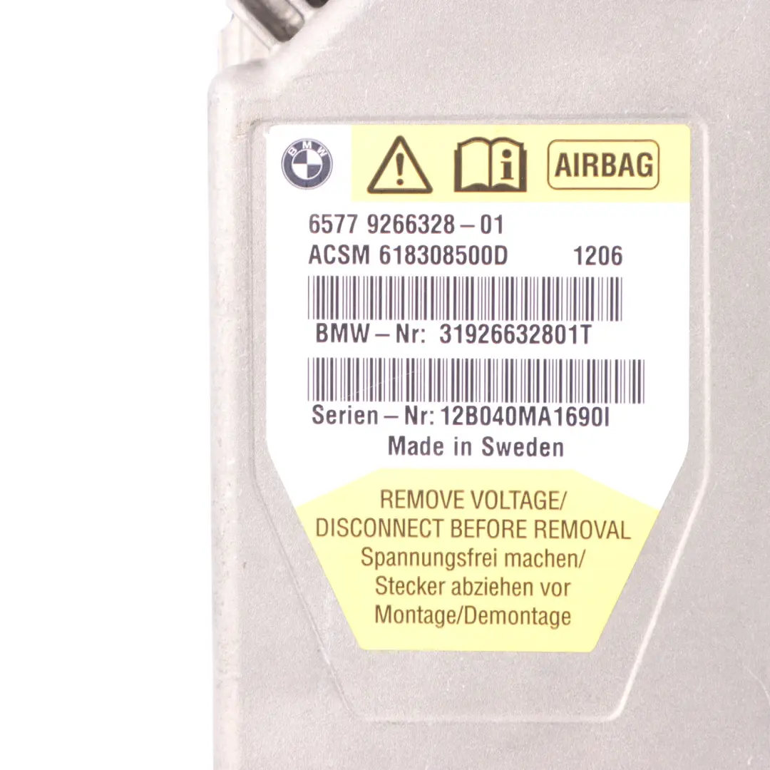  Module ICM BMW F07 GT F01 F02 F03 F04 Unité Contrôle Module D'Air ECU - SKU 9266328 - Numéro de pièce 9266328
