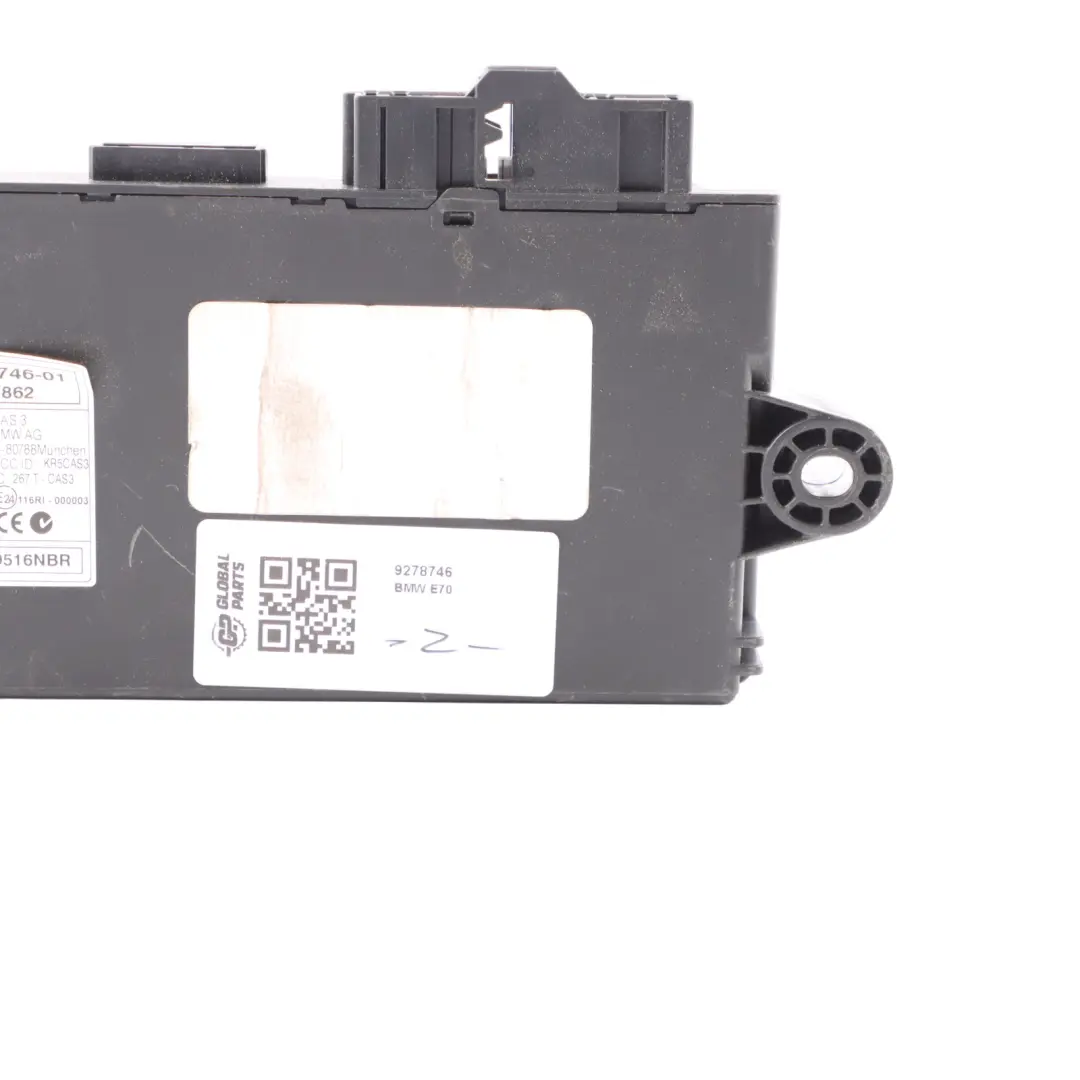 BMW X5 E70 CAS3 Module De Lecture Des Clés Contrôle De L'Unité ECU - SKU 9278746 - Numéro de pièce 9278746