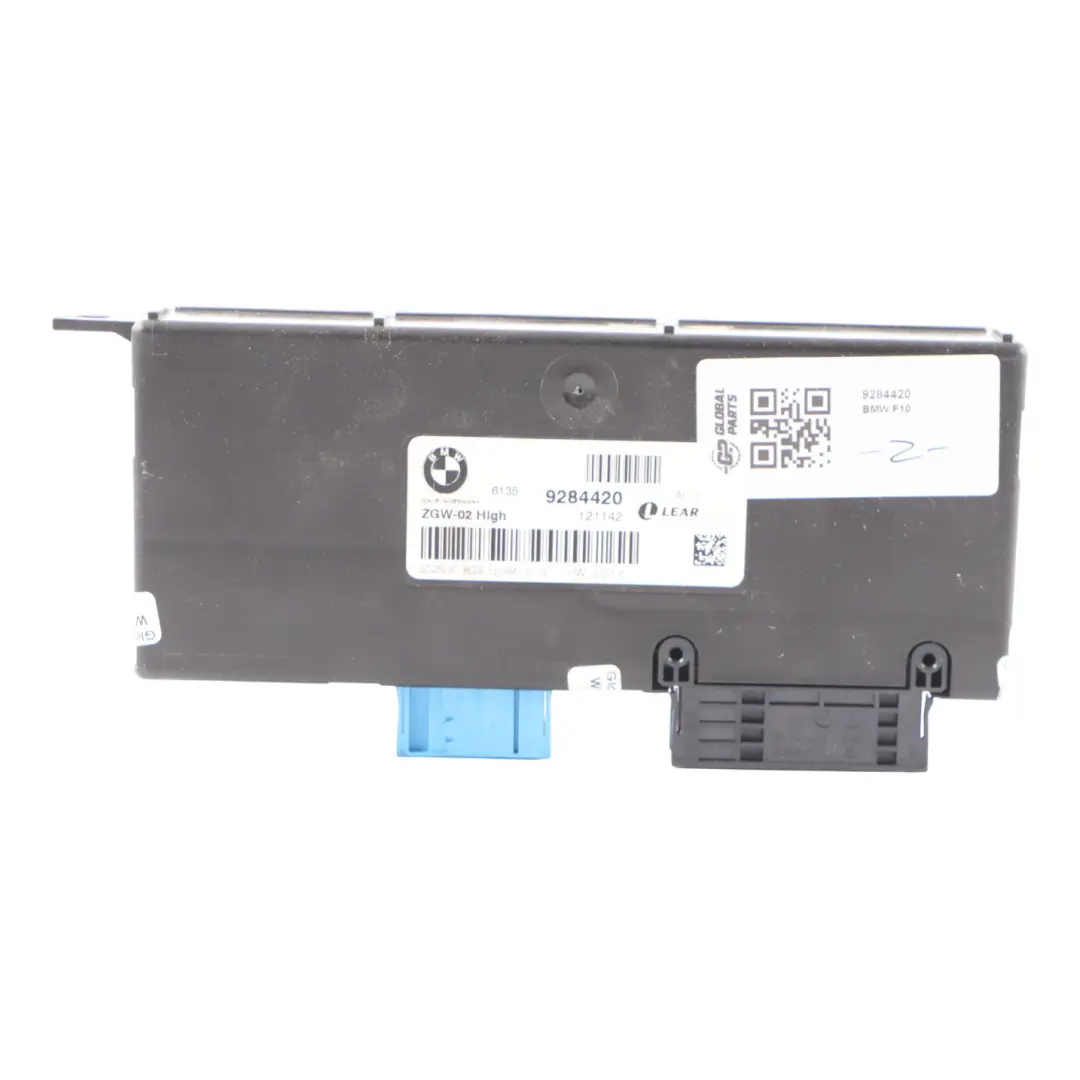 Central Gateway Modul ECU Steuergerät Lear ZGW-02 High 9267514 für BMW F10 F11 F12 mit Teilenummer 9284420 BMW F10 F11 F12 Central Gateway Modul ECU Steuergerät Lear ZGW-02 High 9267514 - SKU 9284420 - Teilenummer 9284420