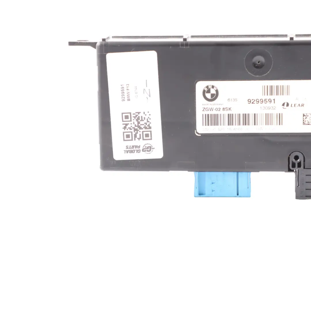 Central Gateway BMW F13 F01 F02 F03 Control Lear Module Unit ECU to with Part number 9299591 Central Gateway BMW F13 F01 F02 F03 Control Lear Module Unit ECU - SKU 9299591 - Part number 9299591