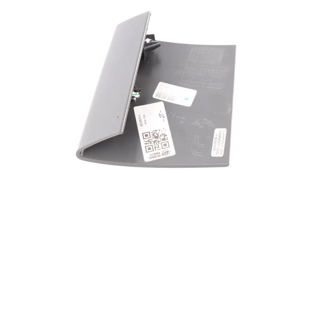 Tubo Inferior Tapa Panel Delantero Medio Derecho Gris para Mini F55 F56 LCI con número de pieza 9318574 Mini F55 F56 LCI Tubo Inferior Tapa Panel Delantero Medio Derecho Gris - SKU 9318574-1 - Número de pieza 9318574