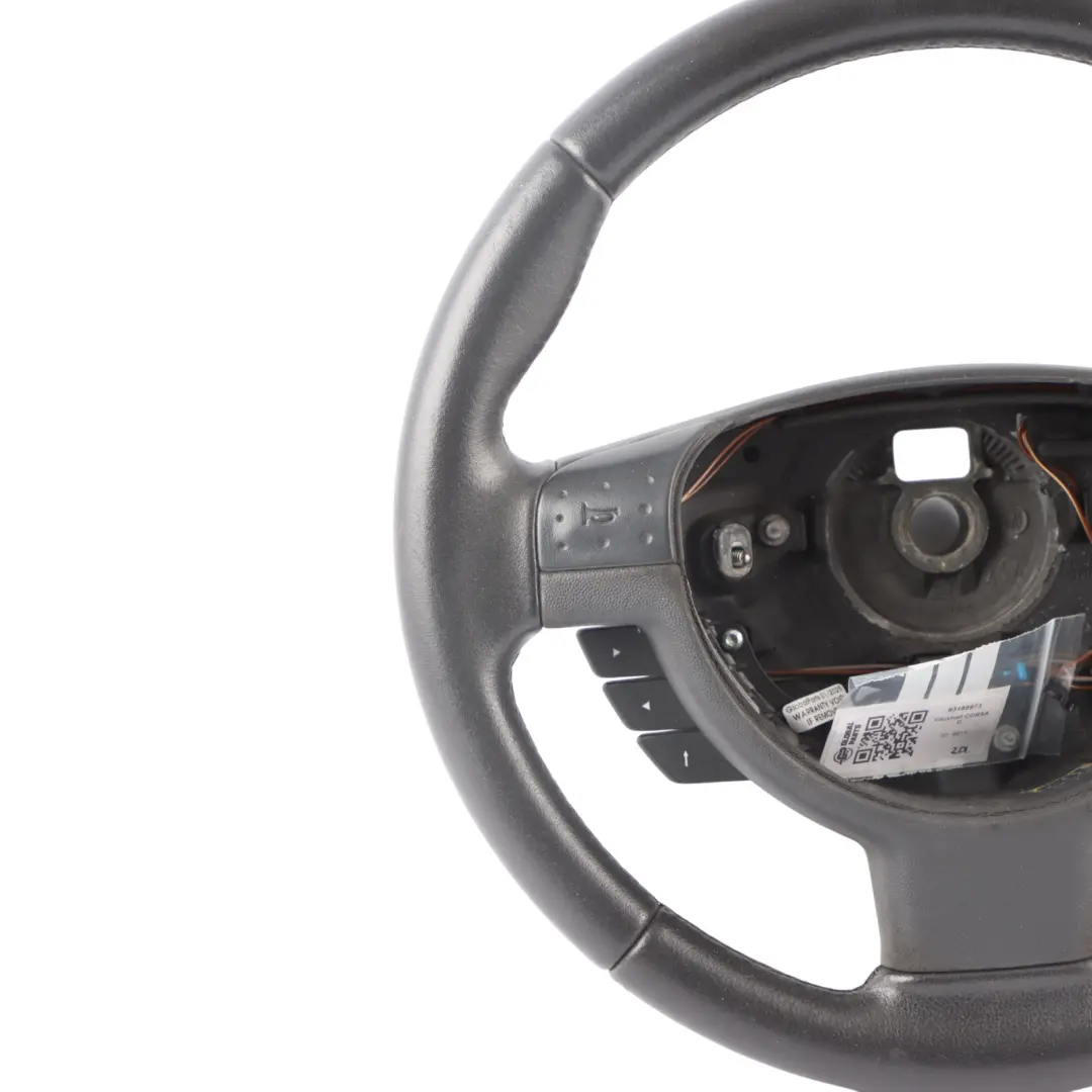 Vauxhall Meriva A Steering Wheel Black Leather Multifunction - SKU 93185973 - Part number 93185973