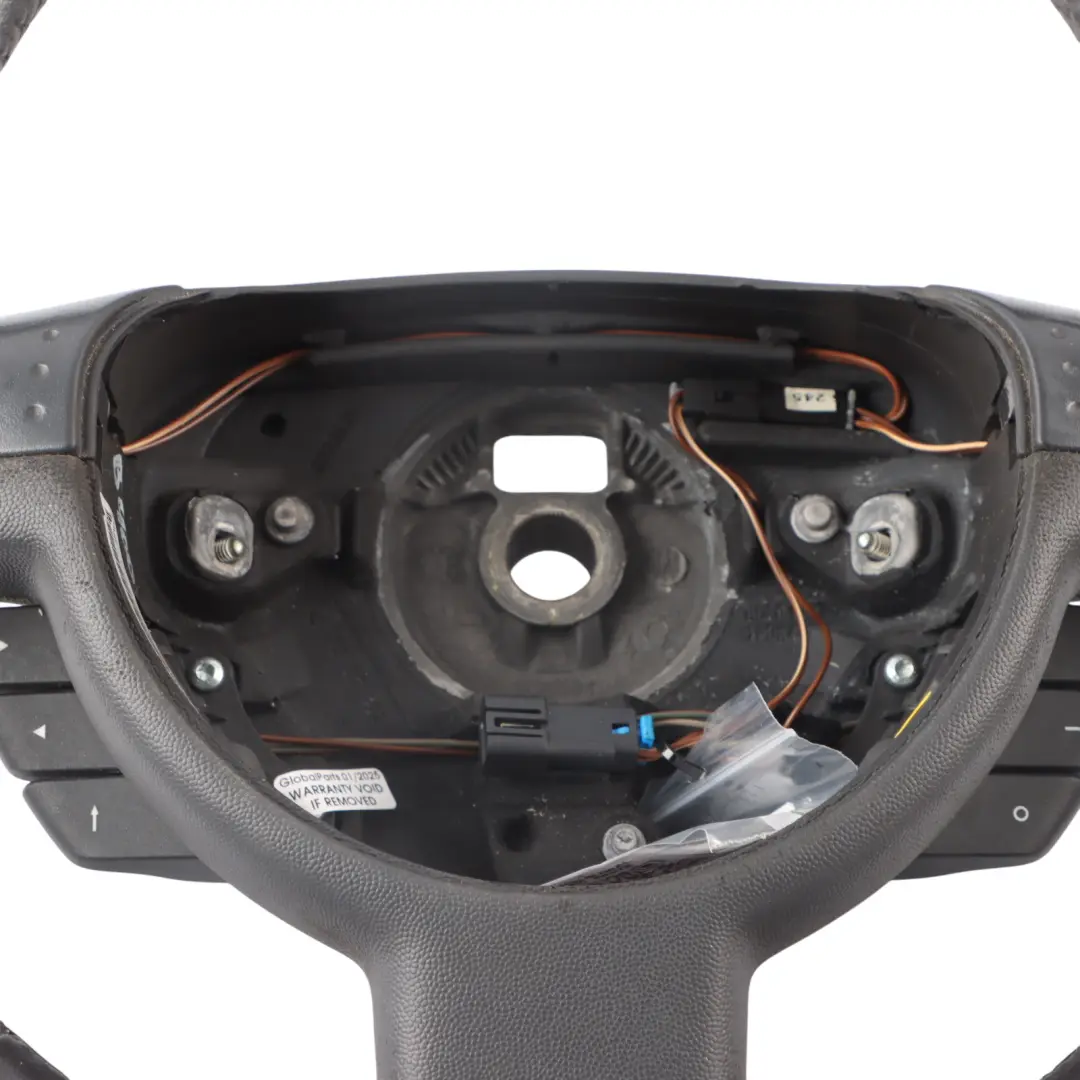 Vauxhall Meriva A Steering Wheel Black Leather Multifunction - SKU 93185973 - Part number 93185973