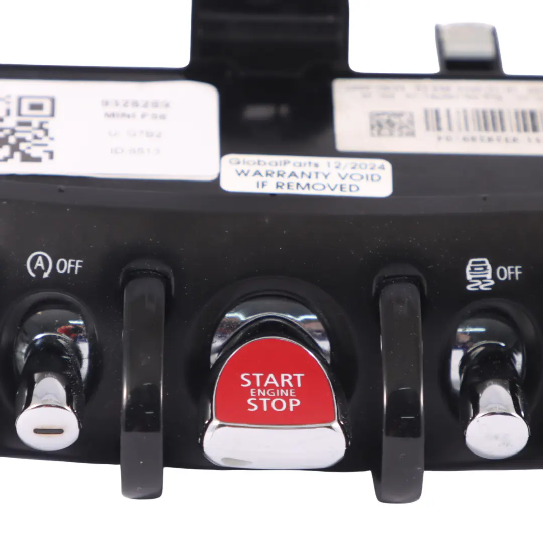 Mini F55 F56 F57 Unità interruttore Console Pulsante Start Stop Pannello - SKU 9328289 - Numero di parte 9328289
