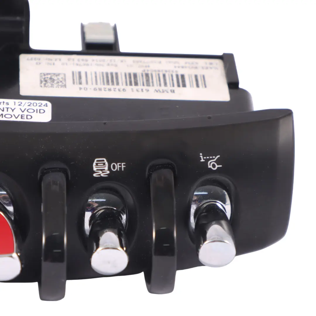 Mini F55 F56 F57 Unità interruttore Console Pulsante Start Stop Pannello - SKU 9328289 - Numero di parte 9328289