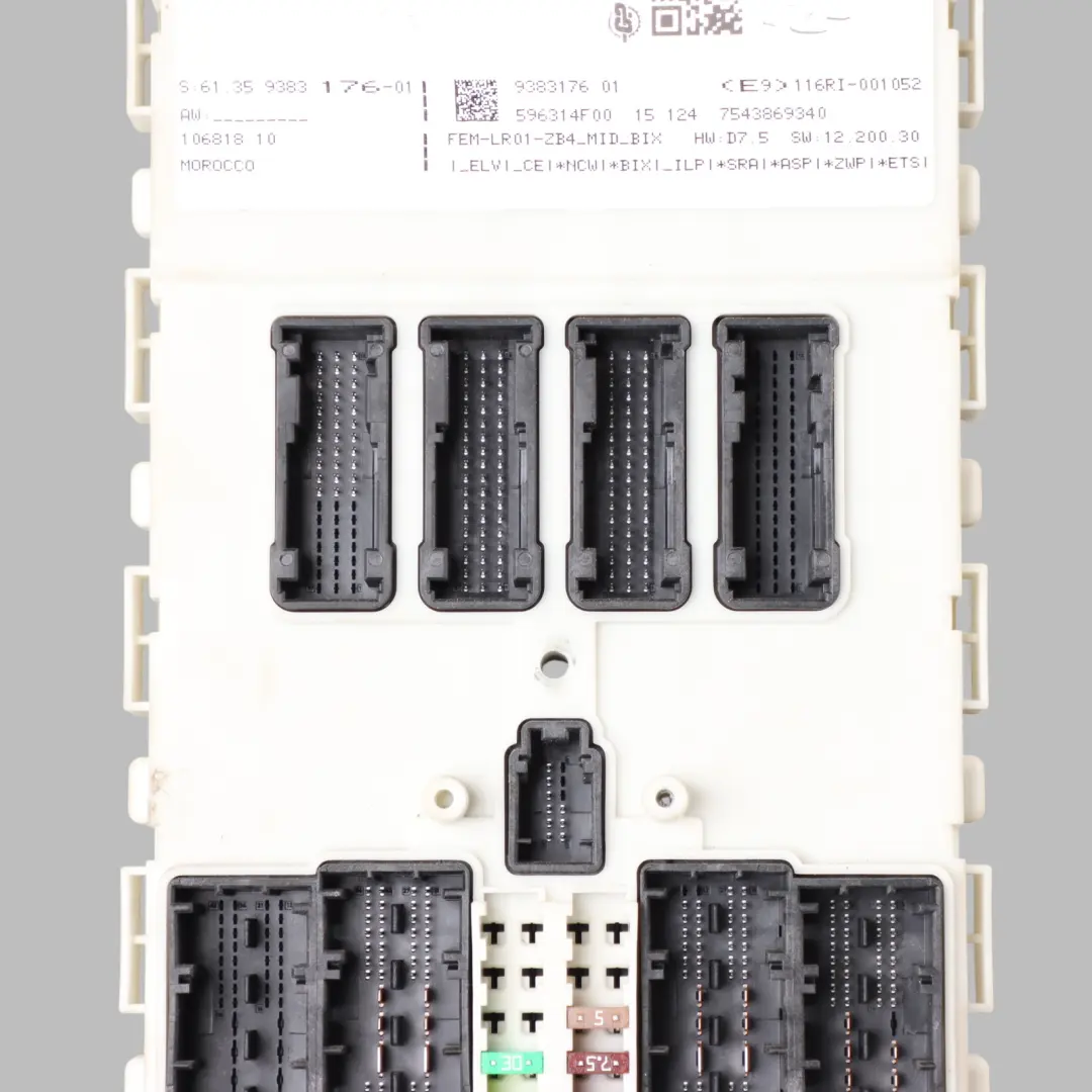 Body Control Module Unit BMW F30 BCM - SKU 9383176 - Part number 9383176