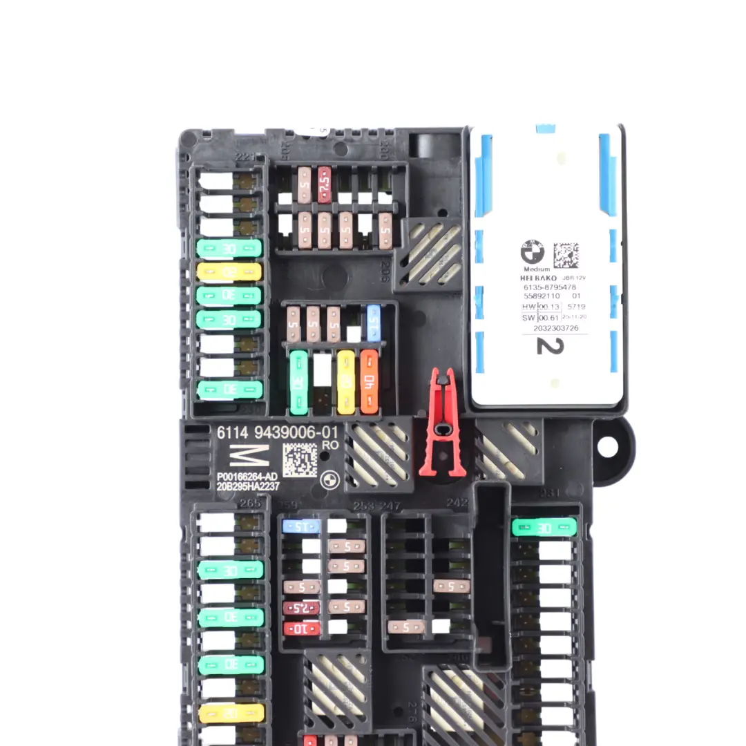 Fuse Box BMW G01 G08 X3 F97 X3M F98 X4M Rear Relay Module Control Unit to with Part number 9439006 Fuse Box BMW G01 G08 X3 F97 X3M F98 X4M Rear Relay Module Control Unit - SKU 9439006 - Part number 9439006