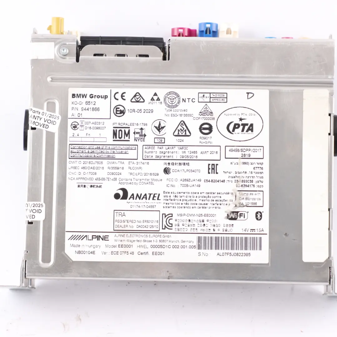 Head Unit Basic GPS Sat Nav Radio Player Alpine to Mini Cooper F60 with Part number 9441866 Mini Cooper F60 Head Unit Basic GPS Sat Nav Radio Player Alpine - SKU 9441866 - Part number 9441866