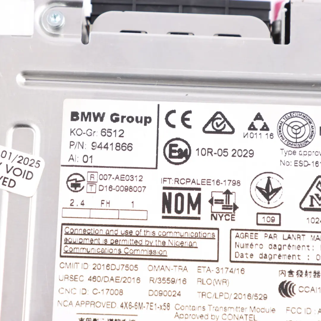 Head Unit Basic GPS Sat Nav Radio Player Alpine to Mini Cooper F60 with Part number 9441866 Mini Cooper F60 Head Unit Basic GPS Sat Nav Radio Player Alpine - SKU 9441866 - Part number 9441866