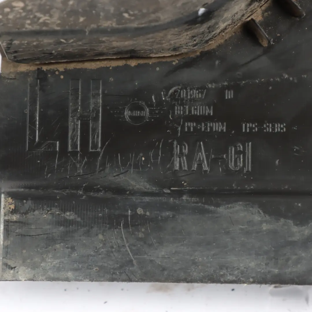 Arch Cover Trim Splash Panel Front Left N/S to Mini F55 F56 Wheel with Part number 9447825 Mini F55 F56 Wheel Arch Cover Trim Splash Panel Front Left N/S - SKU 9447825 - Part number 9447825