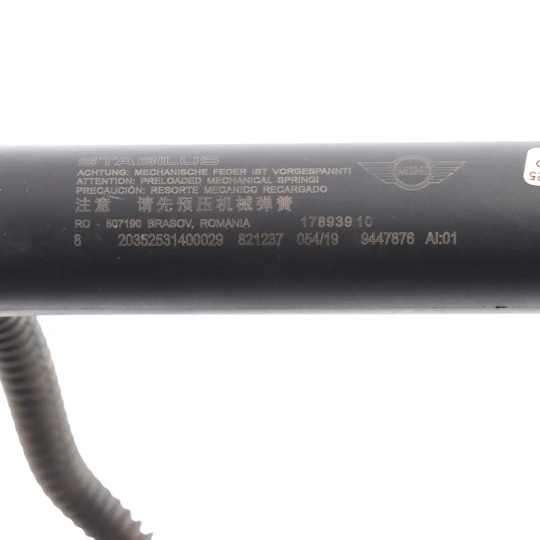 Automático Eléctrico Eje Tapa Maletero Trasero Izquierdo para Mini F60 con número de pieza 9447876 Mini F60 Automático Eléctrico Eje Tapa Maletero Trasero Izquierdo - SKU 9447876 - Número de pieza 9447876