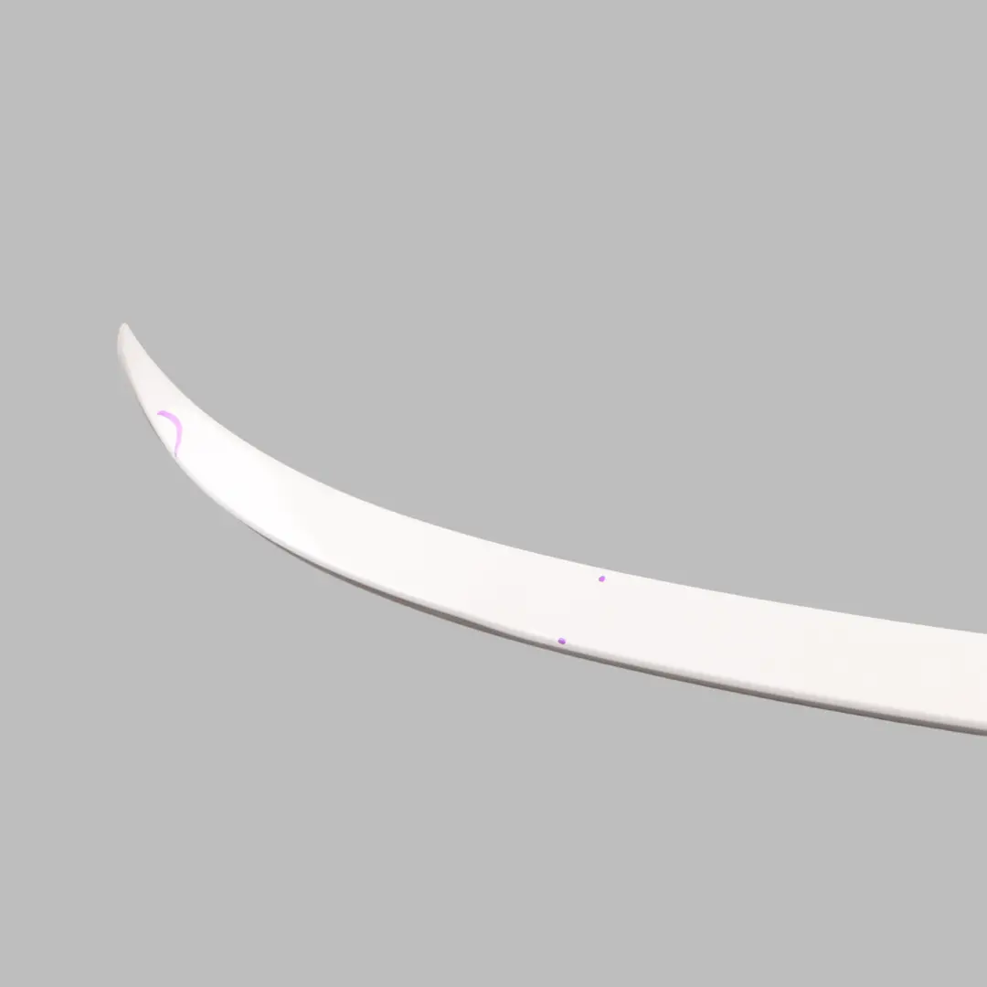 BMW F44 Rear Spoiler Trunk Lid Trim Lip Tailgate Alpina White - SKU 9448940-AW - Part number 9448940