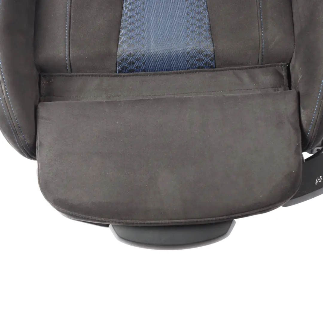 BMW F44 Gran Coupe Sport Seat Front Left N/S Heated Trigon Alcantara Black Blue - SKU 9458797-1 - Part number 9458797