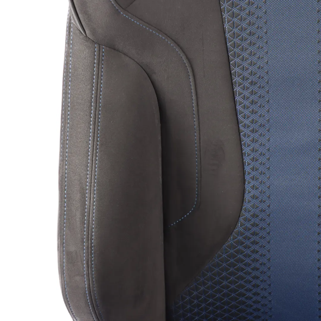 Front Left N/S Heated Trigon Alcantara Black Blue to BMW F44 Gran Coupe Sport Seat with Part number 9458797 BMW F44 Gran Coupe Sport Seat Front Left N/S Heated Trigon Alcantara Black Blue - SKU 9458797-1 - Part number 9458797