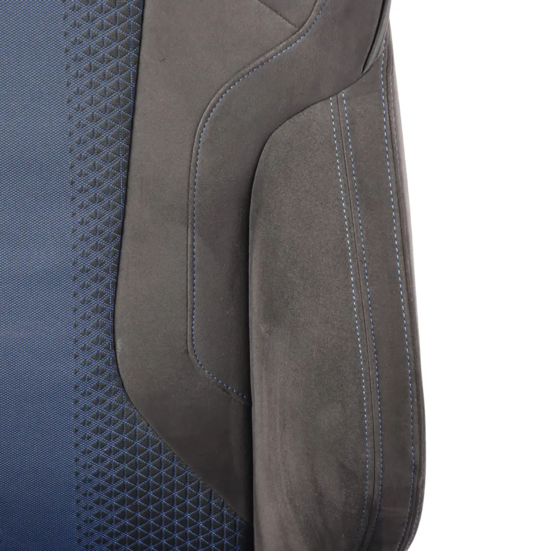 BMW F44 Gran Coupe Sport Seat Front Left N/S Heated Trigon Alcantara Black Blue - SKU 9458797-1 - Part number 9458797