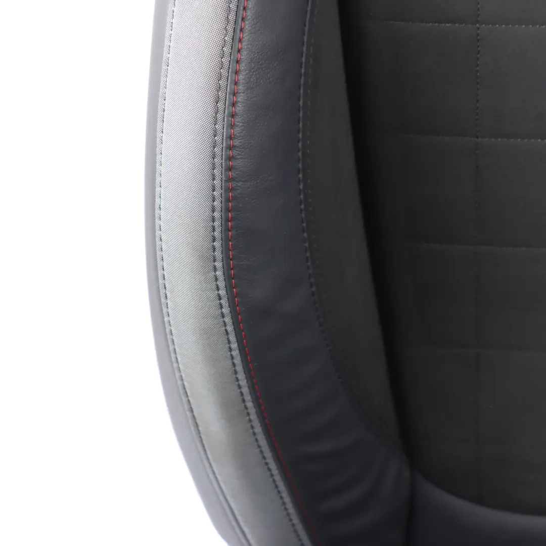 Front Left N/S Heated Alcantara Leather Dinamica Carbon Black to Mini F56 JCW Seat with Part number 9471297 Mini F56 JCW Seat Front Left N/S Heated Alcantara Leather Dinamica Carbon Black - SKU 9471297-1 - Part number 9471297