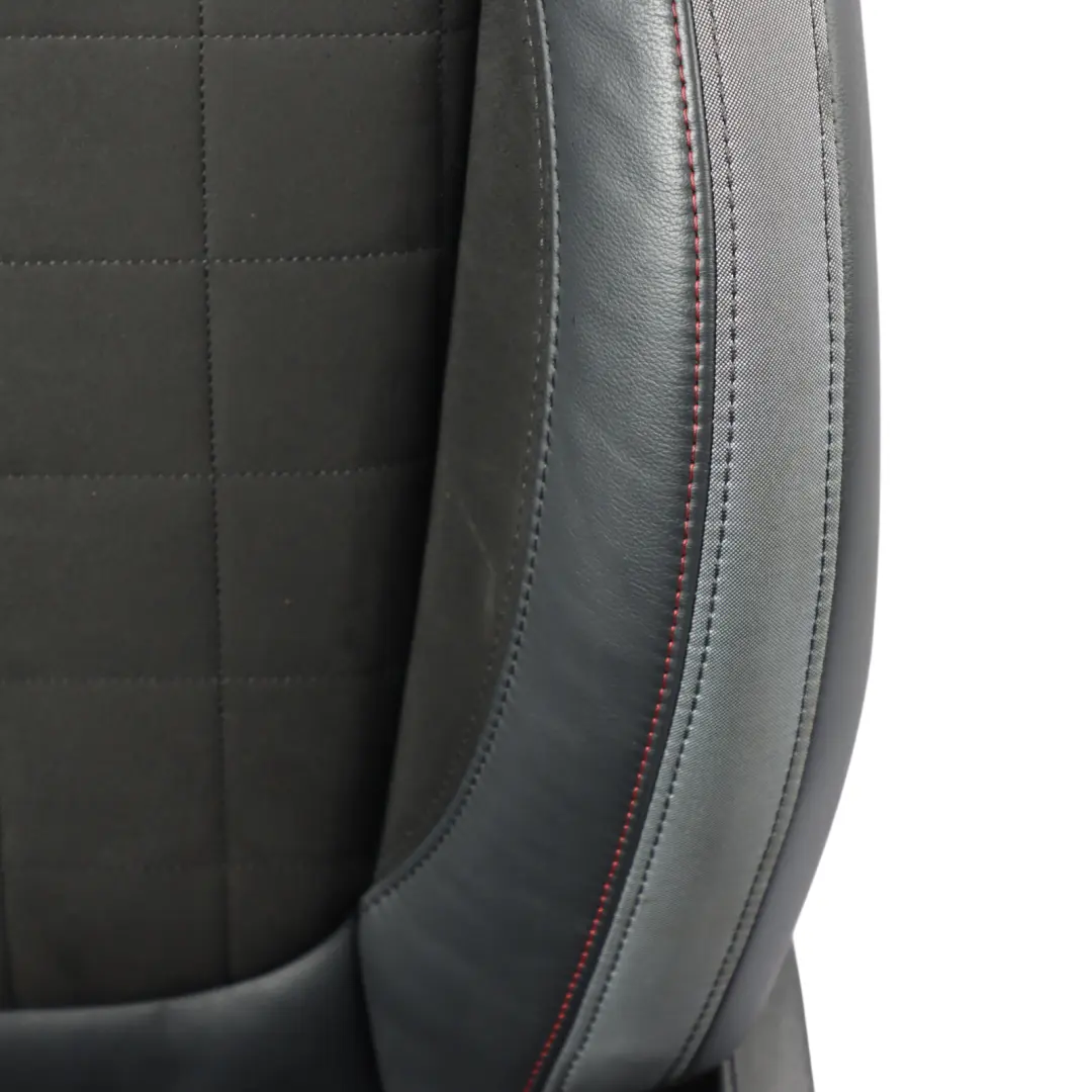 Front Left N/S Heated Alcantara Leather Dinamica Carbon Black to Mini F56 JCW Seat with Part number 9471297 Mini F56 JCW Seat Front Left N/S Heated Alcantara Leather Dinamica Carbon Black - SKU 9471297-1 - Part number 9471297