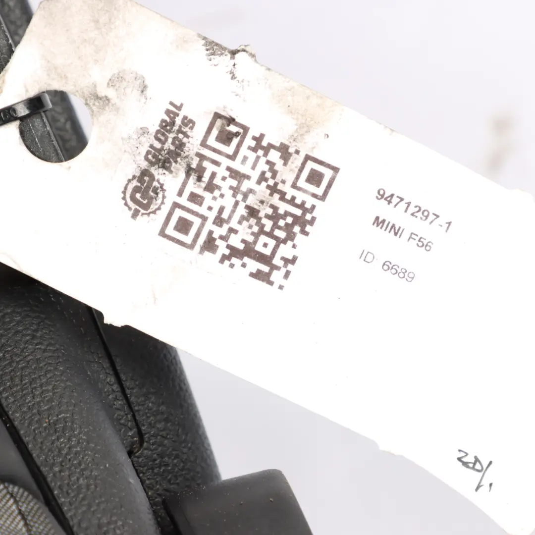 Front Left N/S Heated Alcantara Leather Dinamica Carbon Black to Mini F56 JCW Seat with Part number 9471297 Mini F56 JCW Seat Front Left N/S Heated Alcantara Leather Dinamica Carbon Black - SKU 9471297-1 - Part number 9471297