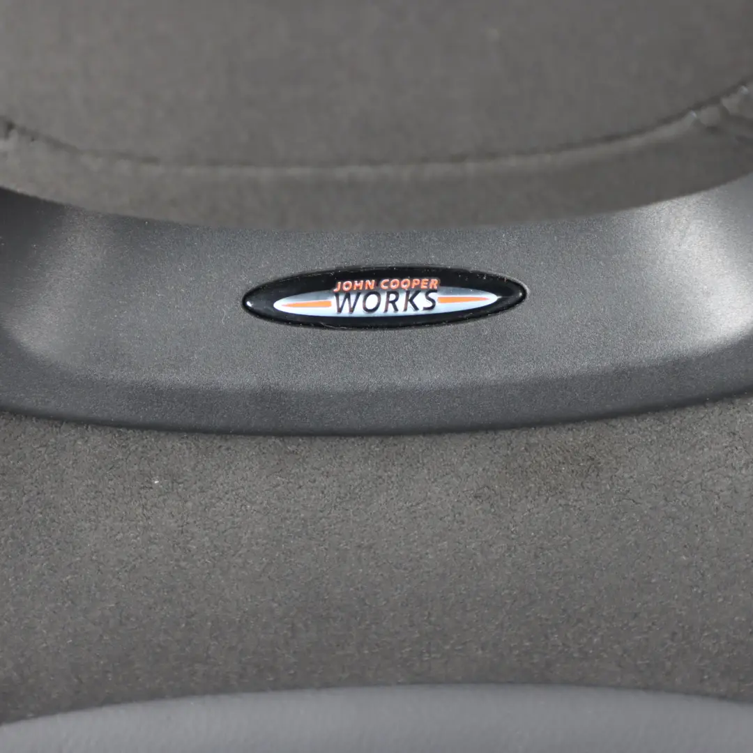 Front Left N/S Heated Alcantara Leather Dinamica Carbon Black to Mini F55 JCW Seat with Part number 9471297 Mini F55 JCW Seat Front Left N/S Heated Alcantara Leather Dinamica Carbon Black - SKU 9471297 - Part number 9471297