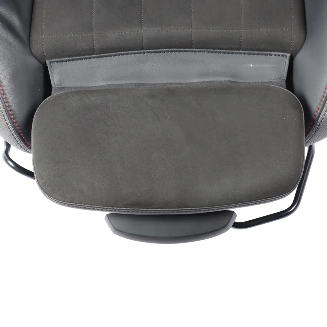 Front Right O/S Heated Alcantara Leather Dinamica Carbon Black to Mini F56 JCW Seat with Part number 9471298 Mini F56 JCW Seat Front Right O/S Heated Alcantara Leather Dinamica Carbon Black - SKU 9471298-1 - Part number 9471298