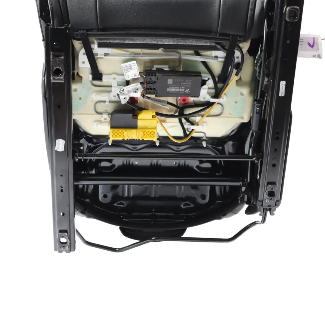 Front Right O/S Heated Alcantara Leather Dinamica Carbon Black to Mini F56 JCW Seat with Part number 9471298 Mini F56 JCW Seat Front Right O/S Heated Alcantara Leather Dinamica Carbon Black - SKU 9471298-1 - Part number 9471298